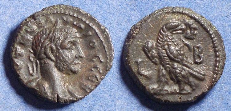 Ancient Coins - Roman Egypt, Claudius II 268-270, Potin Tetradrachm