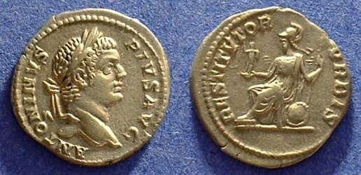 Ancient Coins - Caracalla 198-217AD Denarius
