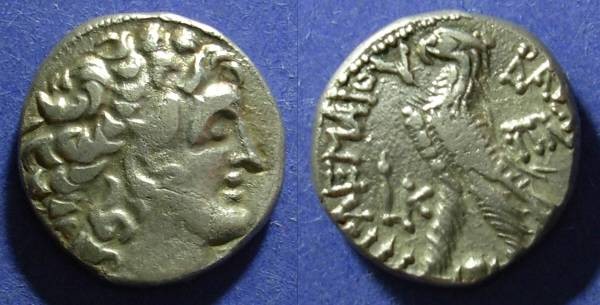 Ancient Coins - Egypt, Ptolemy X 101-88 BC, Tetradrachm