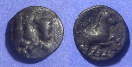 Ancient Coins - Pherai Thessaly, Teisiphon 359-353 BC, AE14