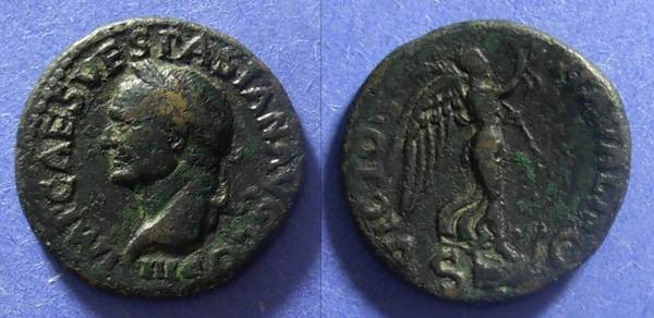 Ancient Coins - Roman Empire Vespasian 69-79 Aes