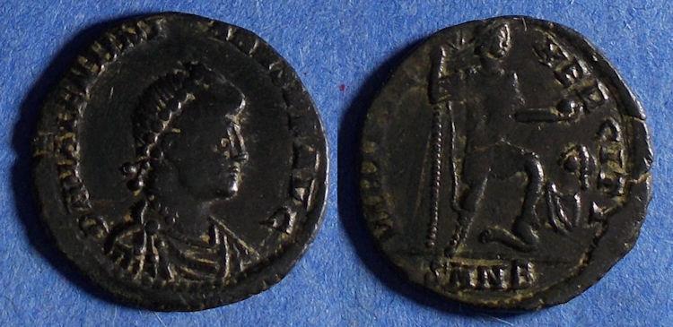 Valentinien II-pièce en bronze de l'époque romaine antique de l'empereur Valentinien II 375-392 de notre ère - France