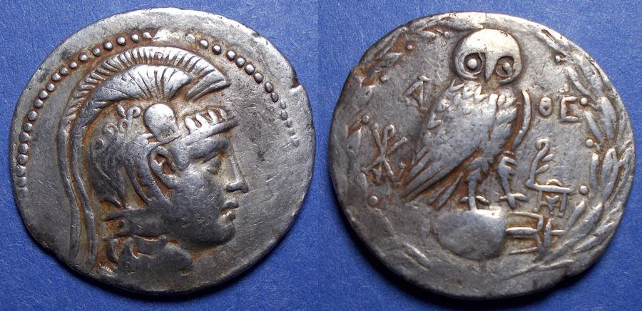 Attica, Athens Struck 172/1 BC, Silver Tetradrachm | Greek Coins Attica, Athens Struck 172/1 BC, Silver Tetradrachm | Greek Coins