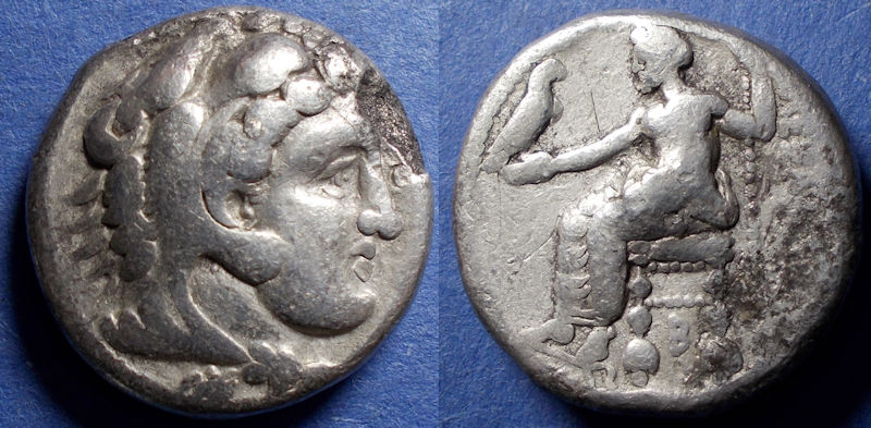Kings of Macedonia, Alexander III 336-323 BC, Silver Lifetime Tetradrachm