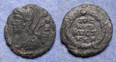 Ancient Coins - Roman Empire, Urbs Roma / Vot mule Circa 345 AD, Bronze AE3 /4
