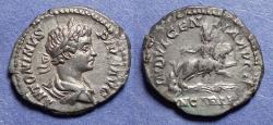 Ancient Coins - Roman Empire, Caracalla 198-217, Silver Denarius