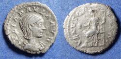 Ancient Coins - Roman Empire, Julia Paula 219-220, Silver Denarius