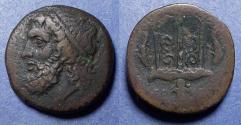 Ancient Coins - Sicily, Syracuse, Hieron II 275-215 BC, Bronze AE20