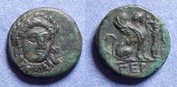 Ancient Coins - Troas, Gergis Circa 350 BC, Bronze Unlisted AE12