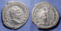 Ancient Coins - Roman Empire, Caracalla 198-217, Silver Denarius