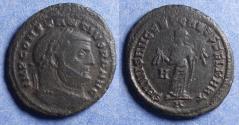 Ancient Coins - Roman Empire, Constantius 305-6, Bronze Follis