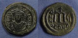 Eski Madeni Paralar - Bizans İmparatorluğu, Tiberius II Constantine 578-582, Follis