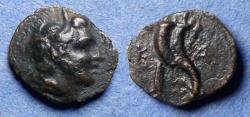 Ancient Coins - Caria, Kaunos 190-160 BC, Bronze AE11