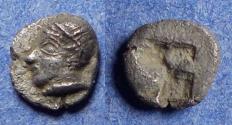 Ancient Coins - Ionia, Phokaia 521-478 BC, Silver Tetartemorion