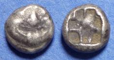 Ancient Coins - Mysia, Parion Circa 400 BC, Silver Drachm