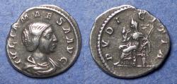 Ancient Coins - Roman Empire, Julia Maesa 218-223, Silver Denarius