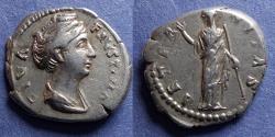 Ancient Coins - Roman Empire, Diva Faustina Sr d. 141, Silver Denarius