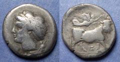 Ancient Coins - Campania, Neapolis Circa 275-250 BC, Silver Nomos