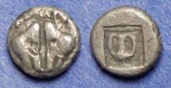 Ancient Coins - Lesbos, Uncertain mint 550-480 BC, Billon 1/24 Stater (unpublished?)