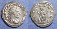 Ancient Coins - Roman Empire, Trebonianus Gallus 251-3, Silver Antoninianus