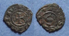 World Coins - Kingdom of Sicily, Manfred 1258-66, Denaro