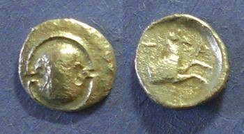 Ancient Coins - Boeotia, Tanagra Circa 375 BC, Obol