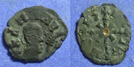 Ancient Coins - Axum  Wazena Circa 525-550 AE14 x 16