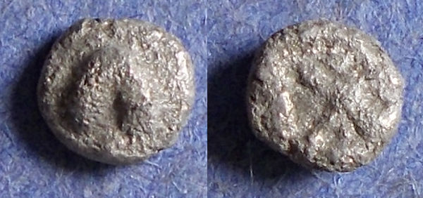 Kyrenaica Kyrene 500 480 Silver Hemiobol Greek Coins