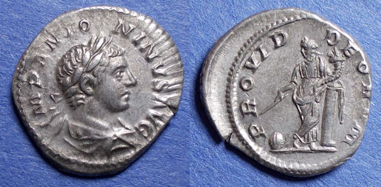 ローマ帝国　エルガバルス帝　218-222年　デナリウス貨　@185 Roman Empire, Elagabalus 218-222, Silver Denarius | Roman Imperial