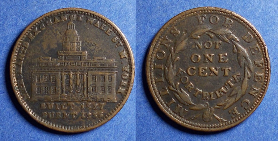 United States, Hard Times Token 1837, AE 28mm | Tokens & Medals