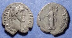 Ancient Coins - Roman Empire, Antoninus Pius 138-161, Silver Denarius
