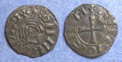 World Coins - Crusader Antioch, Bohemond III (Minority) 1149-1163, Billon Denier