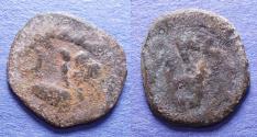 World Coins - Chach,  650-750, Bronze AE17