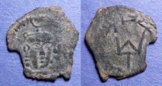 World Coins - Chach,  650-750, Bronze AE20
