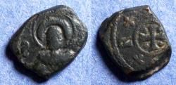 World Coins - Italy, Capua, Roger II (as King of Sicily) 1130-1154, Bronze Follaro