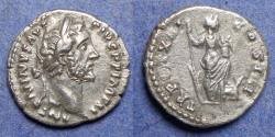 Ancient Coins - Roman Empire, Antoninus Pius 138-161, Silver Denarius