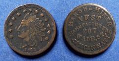 Us Coins - United States, Marsh & Miner 1863, AE Token