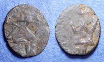 World Coins - Chach,  650-750, Bronze AE13