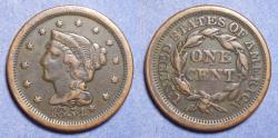 Us Coins - United States,  1854,  Large Cent