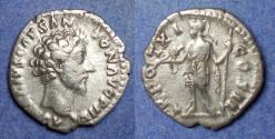 Ancient Coins - Roman Empire, Marcus Aurelius (as Caesar) 138-161, Silver Denarius