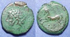 Ancient Coins - Numidia, Massinissa or Micipsa 203-148 BC, Bronze AE27