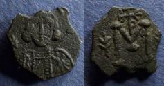Ancient Coins - Byzantine Empire, Tiberius III 698-705, Follis