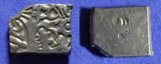 Ancient Coins - India - Mauryan Empire - Karshapana of Bindusara 297-272 BC