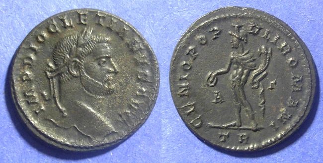 Ancient Coins - Roman Empire, Diocletian 284-305 AD, Follis