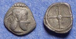 Ancient Coins - Sicily, Syracuse 475-470 BC, Silver Obol