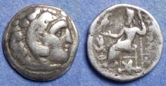 Ancient Coins - Kings of Thrace, Lysimachos (in the name of Alexander) 305-281 BC, Silver Drachm