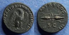 Ancient Coins - Roman Empire, Hadrian 117-138, Quadrans