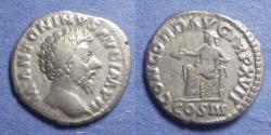 Ancient Coins - Roman Empire, Marcus Aurelius 161-180, Silver Denarius