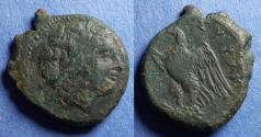 Ancient Coins - Syracuse, Hiketas 287-278 BC, Bronze AE21