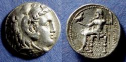 Eski Paralar - Makedonya Krallığı, Alexander III (Posthumous) 336-323 BC, Tetradrachm